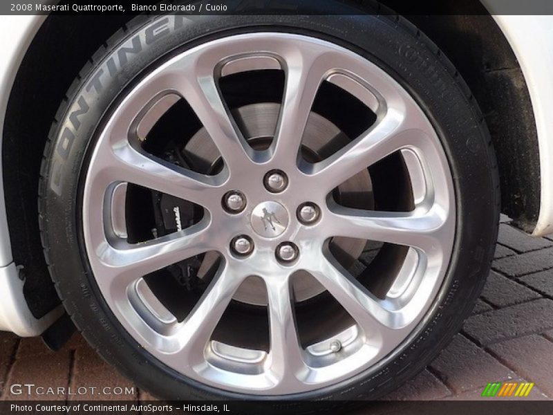 Bianco Eldorado / Cuoio 2008 Maserati Quattroporte