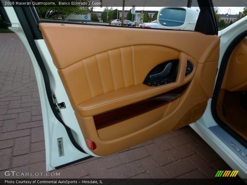 Bianco Eldorado / Cuoio 2008 Maserati Quattroporte