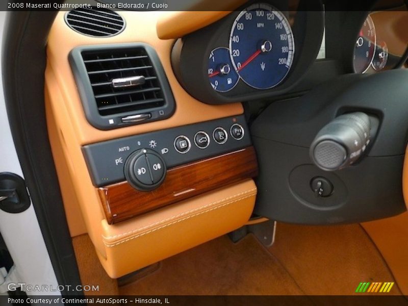 Bianco Eldorado / Cuoio 2008 Maserati Quattroporte