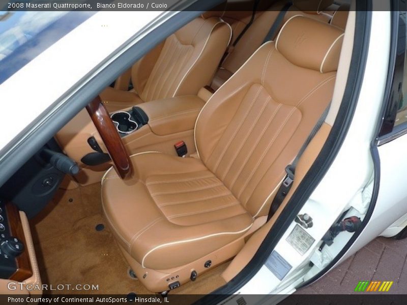 Bianco Eldorado / Cuoio 2008 Maserati Quattroporte