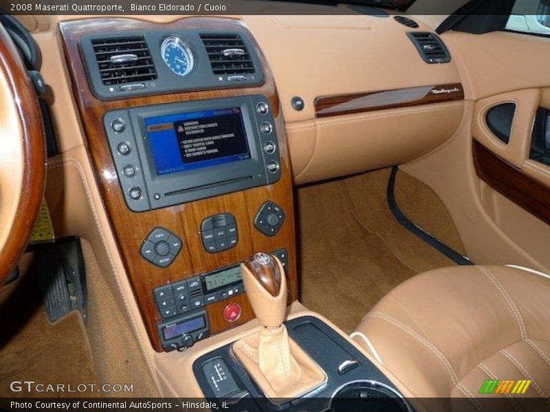Bianco Eldorado / Cuoio 2008 Maserati Quattroporte