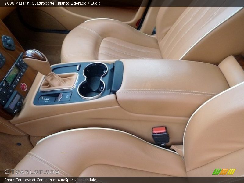 Bianco Eldorado / Cuoio 2008 Maserati Quattroporte