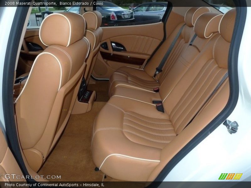 Bianco Eldorado / Cuoio 2008 Maserati Quattroporte