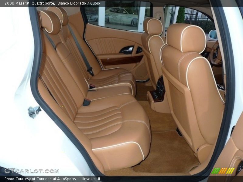 Bianco Eldorado / Cuoio 2008 Maserati Quattroporte