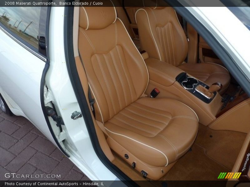 Bianco Eldorado / Cuoio 2008 Maserati Quattroporte