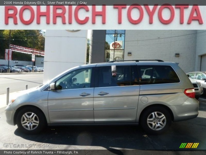 Silver Pearl Metallic / Gray 2006 Honda Odyssey EX-L