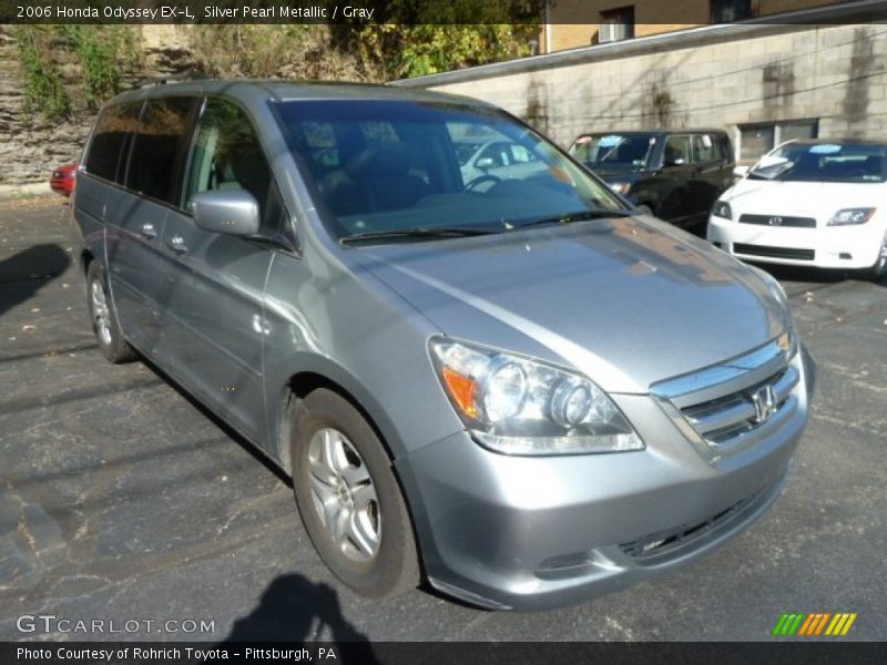 Silver Pearl Metallic / Gray 2006 Honda Odyssey EX-L