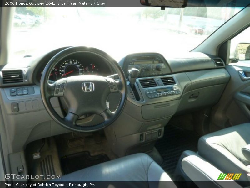 Silver Pearl Metallic / Gray 2006 Honda Odyssey EX-L