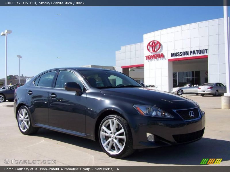 Smoky Granite Mica / Black 2007 Lexus IS 350