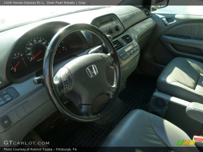 Silver Pearl Metallic / Gray 2006 Honda Odyssey EX-L