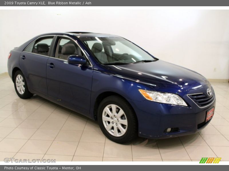 Blue Ribbon Metallic / Ash 2009 Toyota Camry XLE