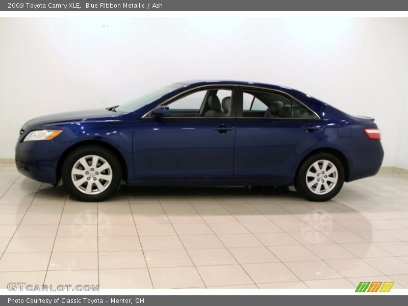 Blue Ribbon Metallic / Ash 2009 Toyota Camry XLE