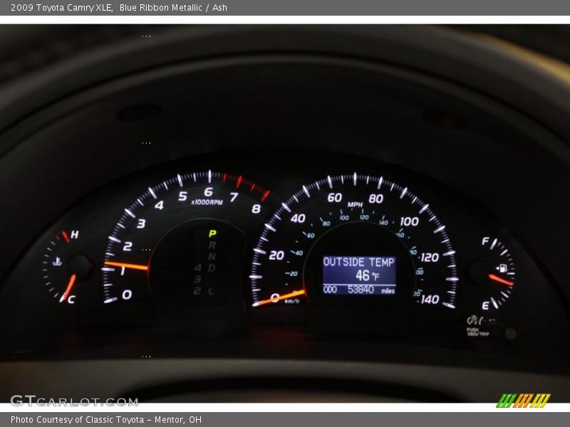 Blue Ribbon Metallic / Ash 2009 Toyota Camry XLE