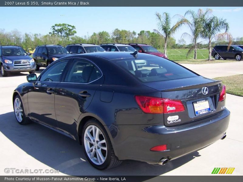 Smoky Granite Mica / Black 2007 Lexus IS 350