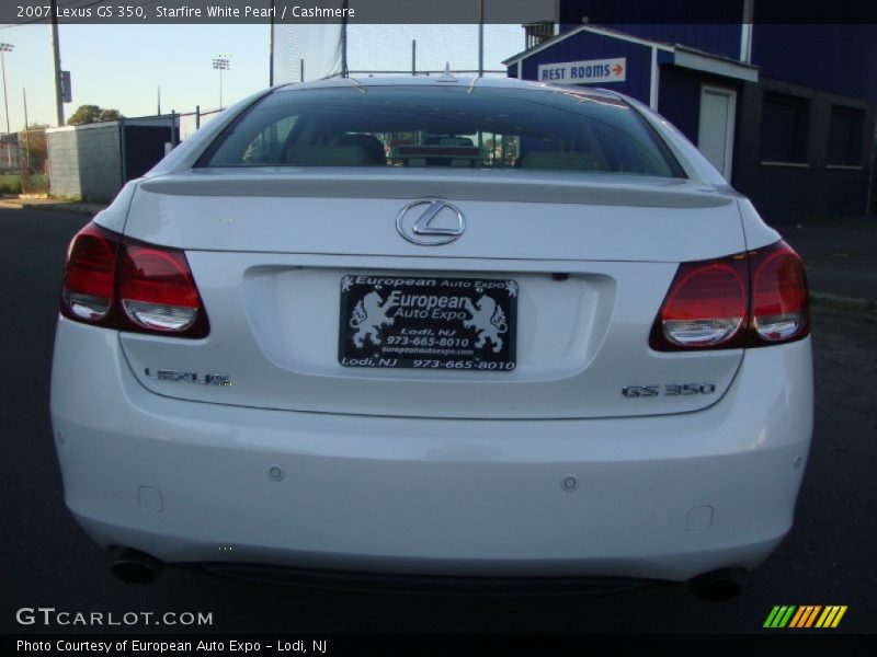 Starfire White Pearl / Cashmere 2007 Lexus GS 350