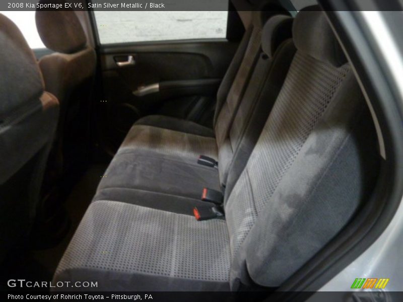 Satin Silver Metallic / Black 2008 Kia Sportage EX V6
