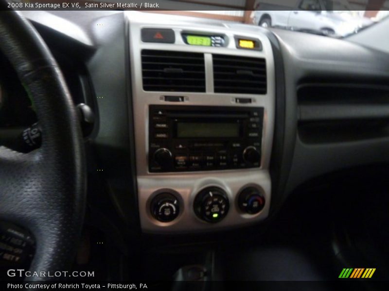 Satin Silver Metallic / Black 2008 Kia Sportage EX V6