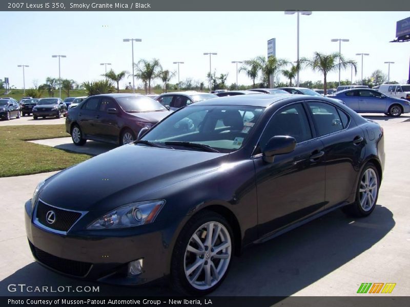 Smoky Granite Mica / Black 2007 Lexus IS 350