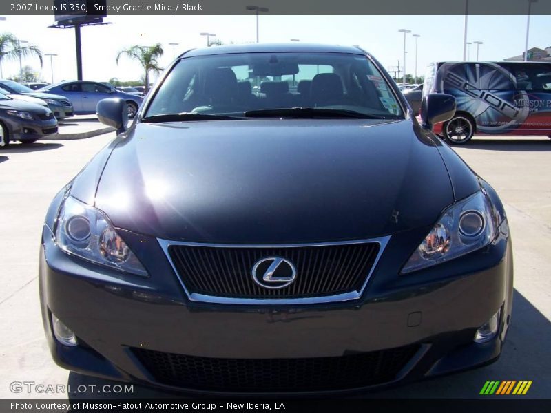 Smoky Granite Mica / Black 2007 Lexus IS 350