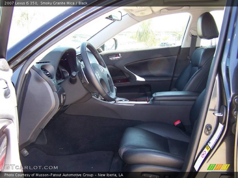 Smoky Granite Mica / Black 2007 Lexus IS 350