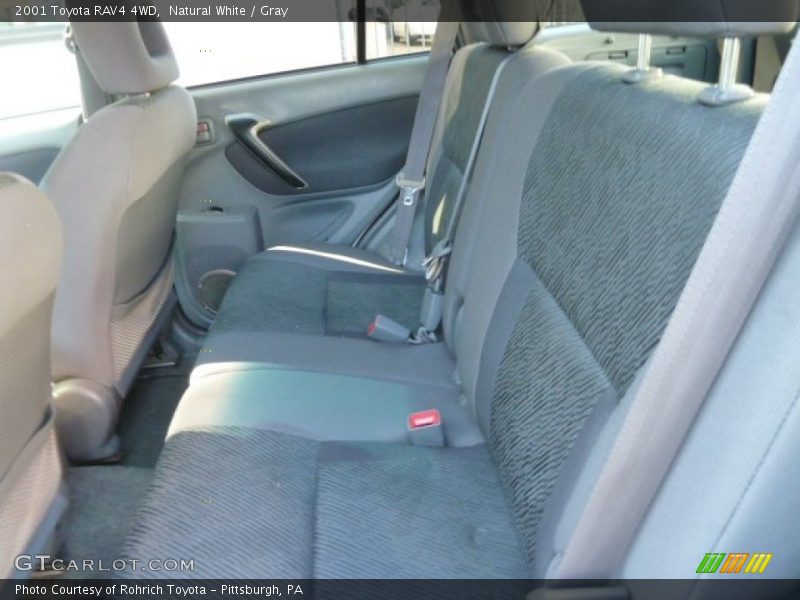 Natural White / Gray 2001 Toyota RAV4 4WD