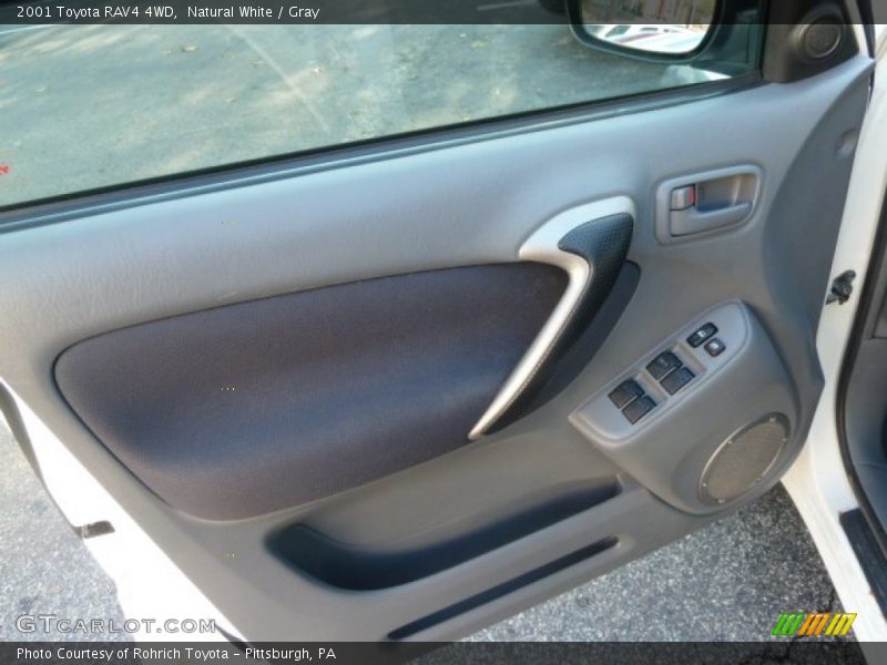 Natural White / Gray 2001 Toyota RAV4 4WD