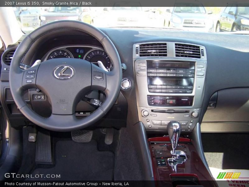 Smoky Granite Mica / Black 2007 Lexus IS 350