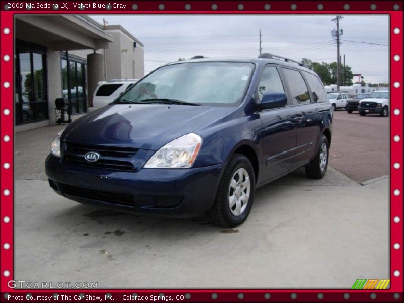 Velvet Blue / Gray 2009 Kia Sedona LX