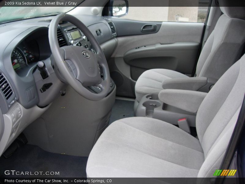 Velvet Blue / Gray 2009 Kia Sedona LX