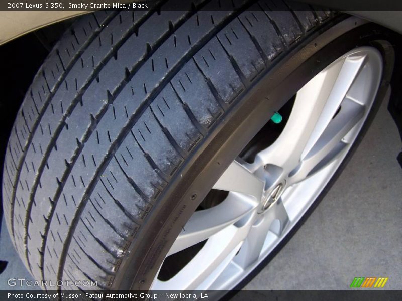 Smoky Granite Mica / Black 2007 Lexus IS 350