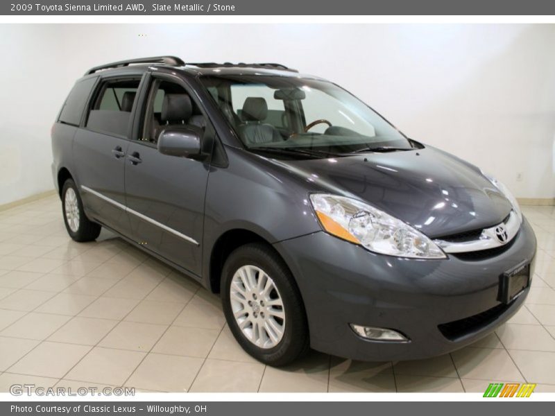Slate Metallic / Stone 2009 Toyota Sienna Limited AWD