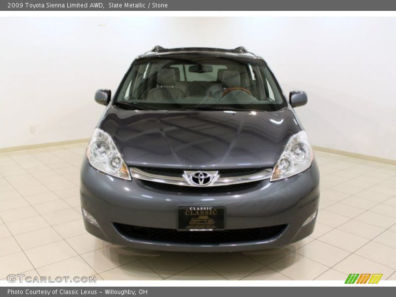 Slate Metallic / Stone 2009 Toyota Sienna Limited AWD