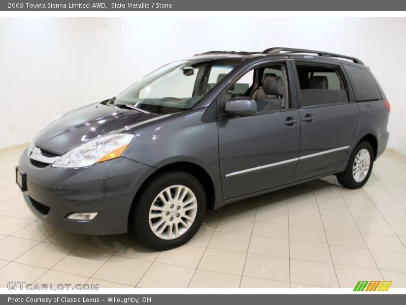 Slate Metallic / Stone 2009 Toyota Sienna Limited AWD