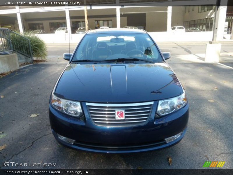Deep Blue / Gray 2007 Saturn ION 3 Sedan