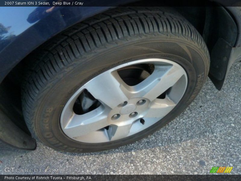 Deep Blue / Gray 2007 Saturn ION 3 Sedan