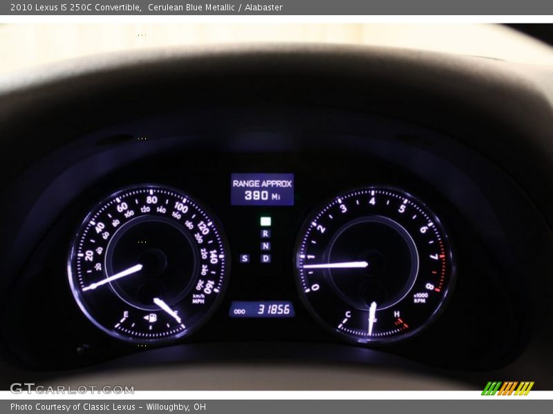 Cerulean Blue Metallic / Alabaster 2010 Lexus IS 250C Convertible