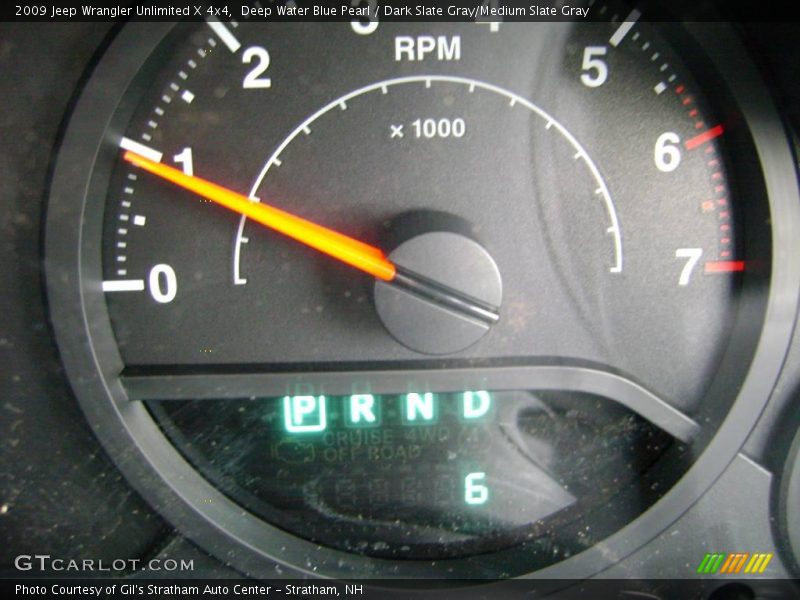 Deep Water Blue Pearl / Dark Slate Gray/Medium Slate Gray 2009 Jeep Wrangler Unlimited X 4x4