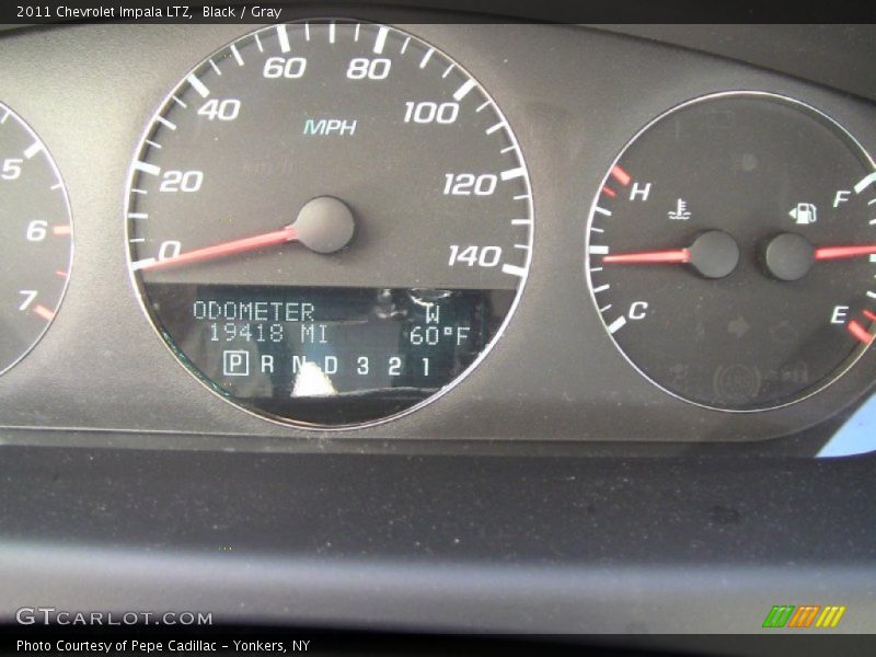 Black / Gray 2011 Chevrolet Impala LTZ