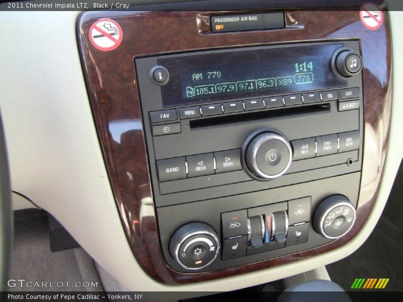 Black / Gray 2011 Chevrolet Impala LTZ