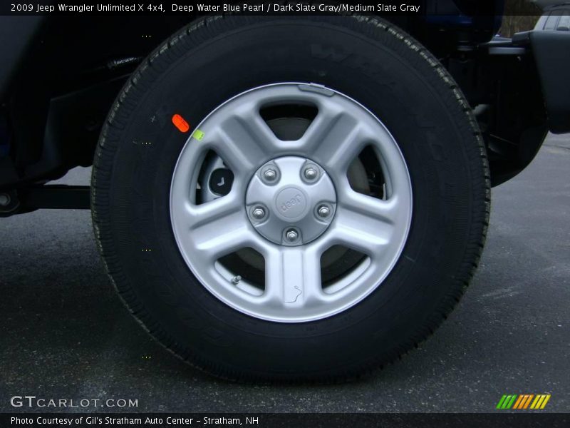 Deep Water Blue Pearl / Dark Slate Gray/Medium Slate Gray 2009 Jeep Wrangler Unlimited X 4x4