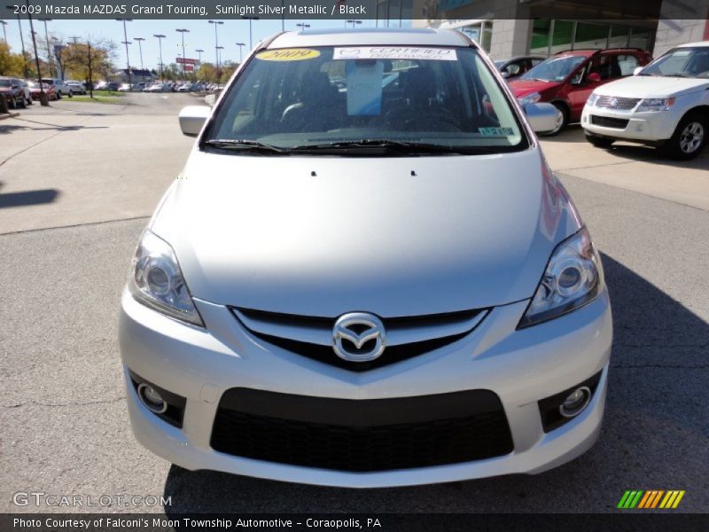 Sunlight Silver Metallic / Black 2009 Mazda MAZDA5 Grand Touring