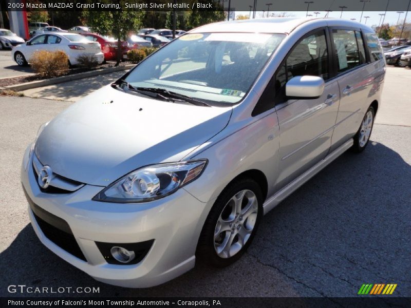 Sunlight Silver Metallic / Black 2009 Mazda MAZDA5 Grand Touring