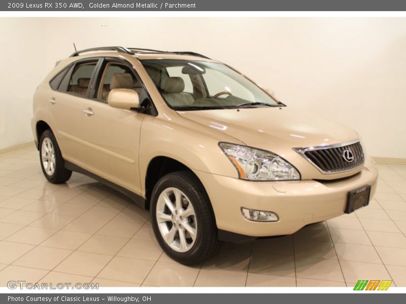 Golden Almond Metallic / Parchment 2009 Lexus RX 350 AWD