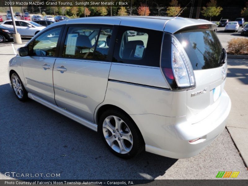 Sunlight Silver Metallic / Black 2009 Mazda MAZDA5 Grand Touring