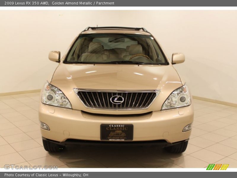 Golden Almond Metallic / Parchment 2009 Lexus RX 350 AWD
