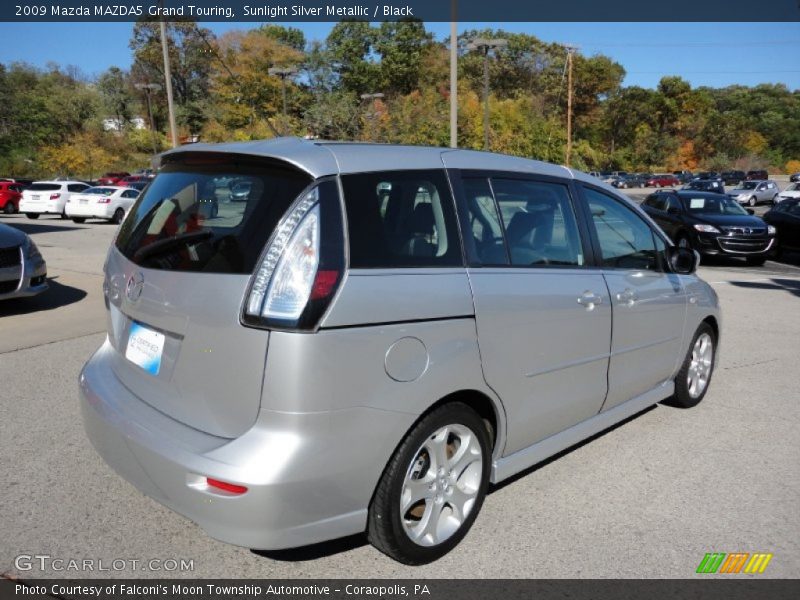 Sunlight Silver Metallic / Black 2009 Mazda MAZDA5 Grand Touring