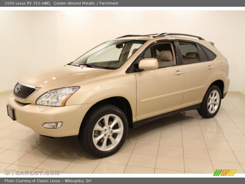 Golden Almond Metallic / Parchment 2009 Lexus RX 350 AWD