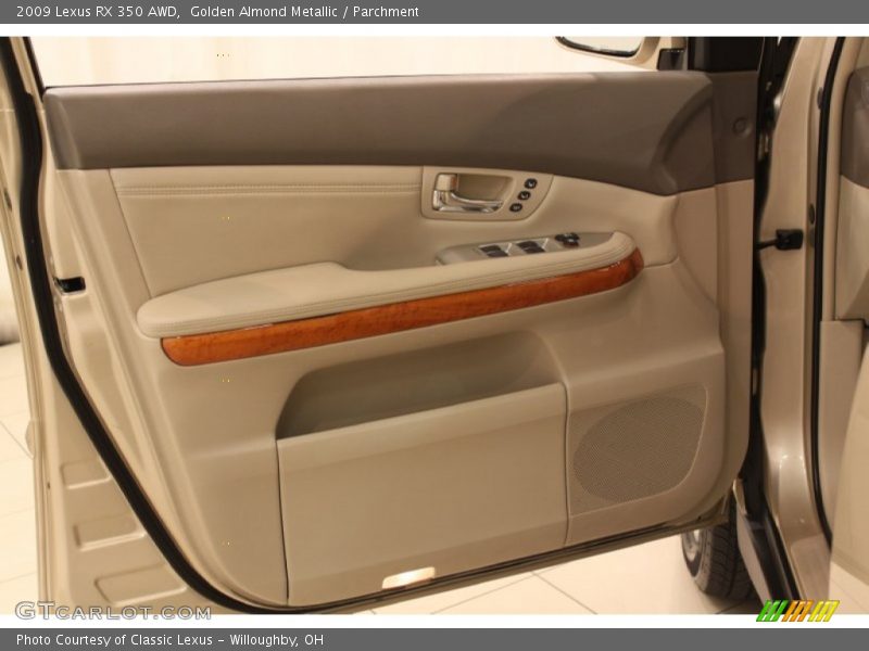 Golden Almond Metallic / Parchment 2009 Lexus RX 350 AWD