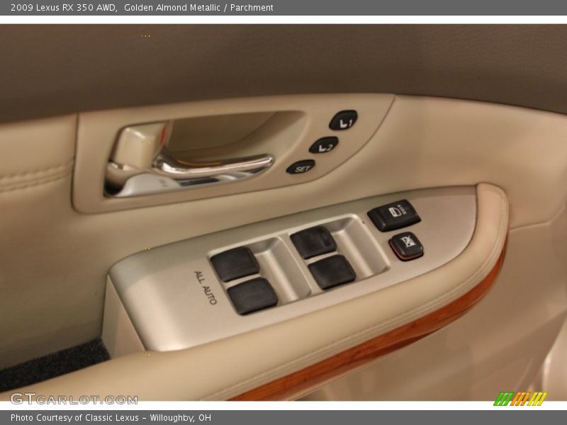 Golden Almond Metallic / Parchment 2009 Lexus RX 350 AWD
