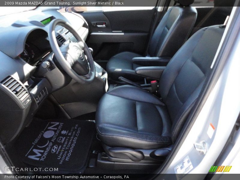 Sunlight Silver Metallic / Black 2009 Mazda MAZDA5 Grand Touring